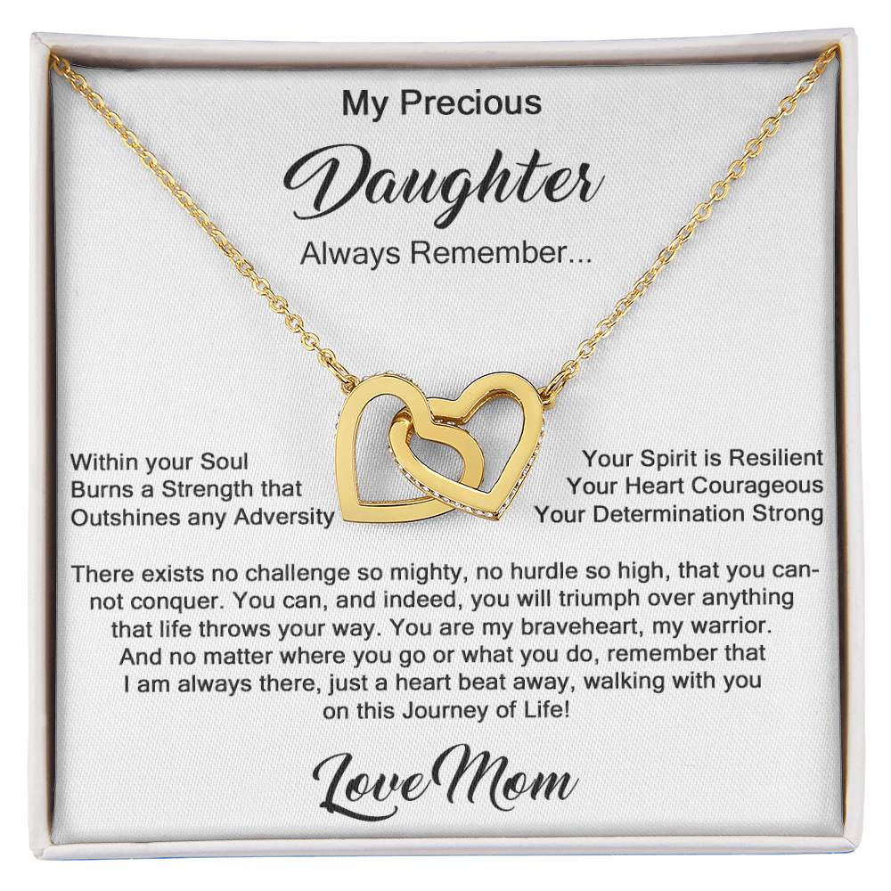 Two Hearts Knit Together - To Daughter From Mom