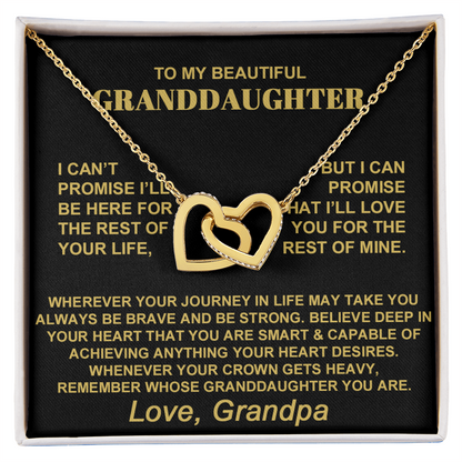 To My Beautiful Granddaughter - FREE SHIPPING