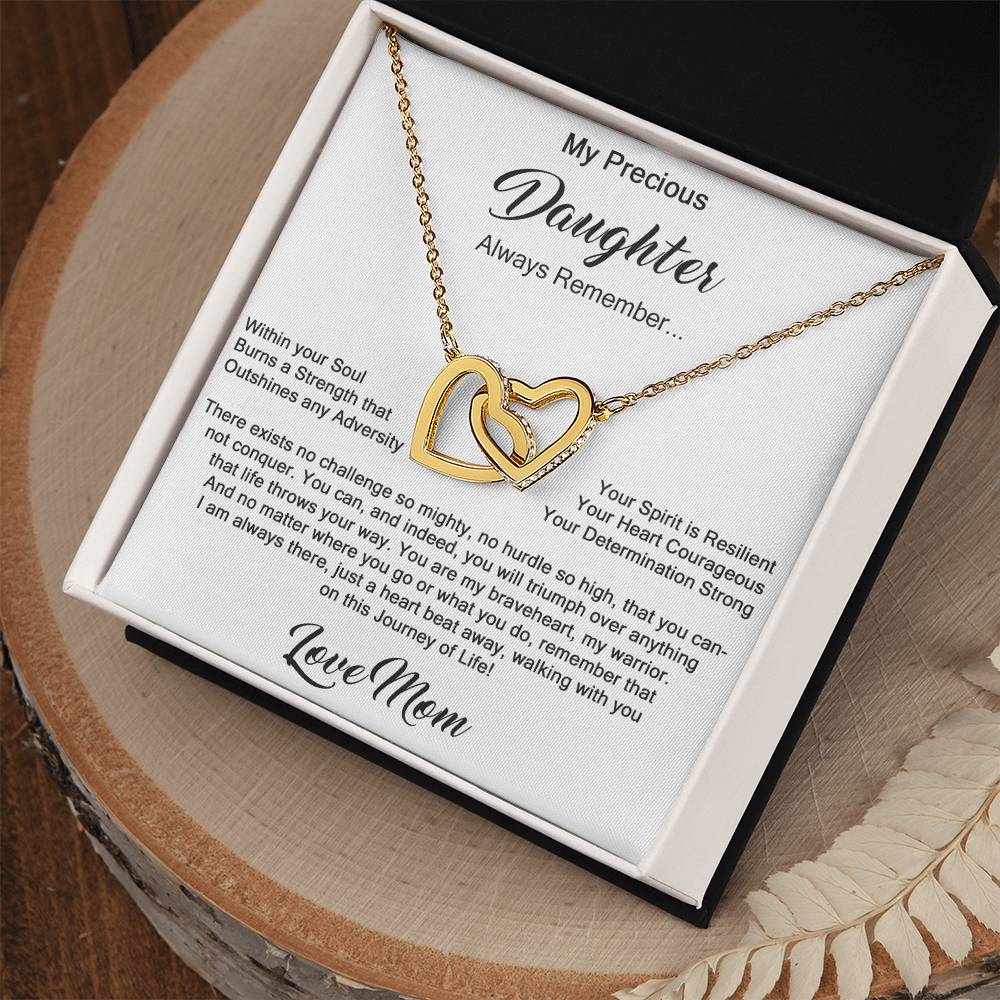 Two Hearts Knit Together - To Daughter From Mom