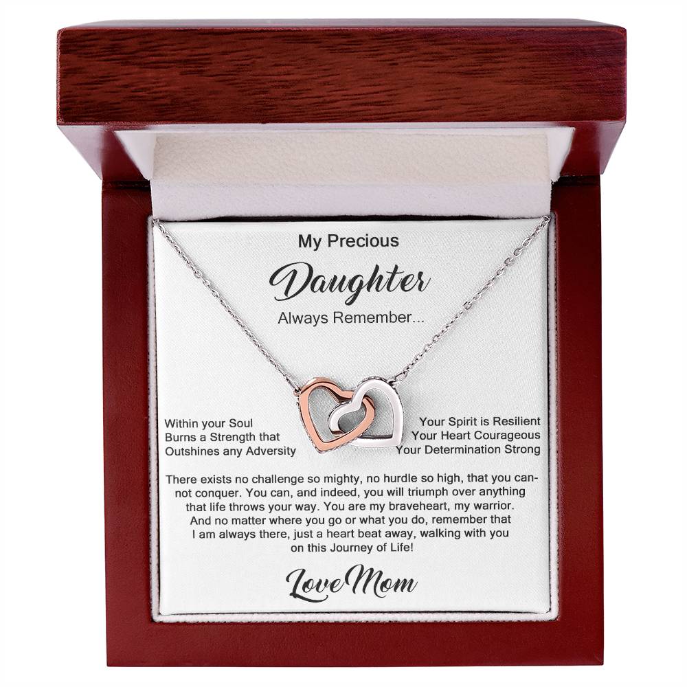 Two Hearts Knit Together - To Daughter From Mom