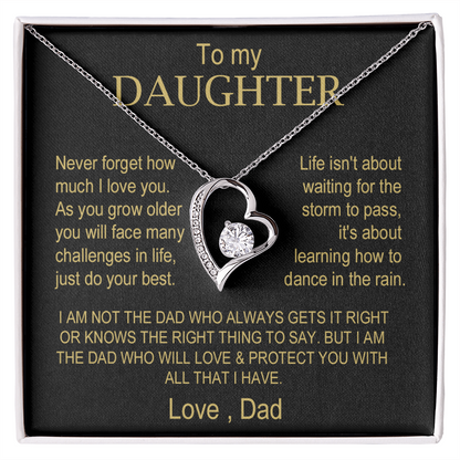 Beautifully Designed - To My Daughter from Dad - FREE SHIPPING