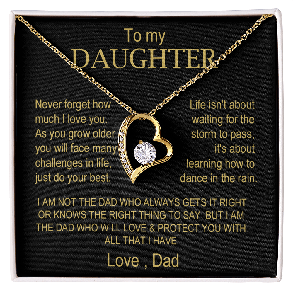 Beautifully Designed - To My Daughter from Dad - FREE SHIPPING