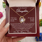 Gift to Daughter From Mom - Heart Diamond Royal