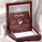 Gift to Daughter From Mom - Heart Diamond Royal