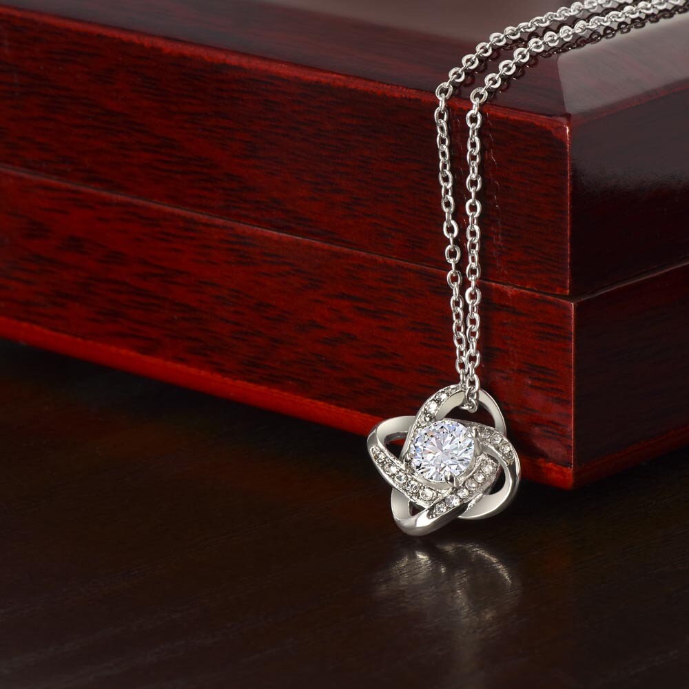 Gift to Daughter from Mom - Love Knot Necklace