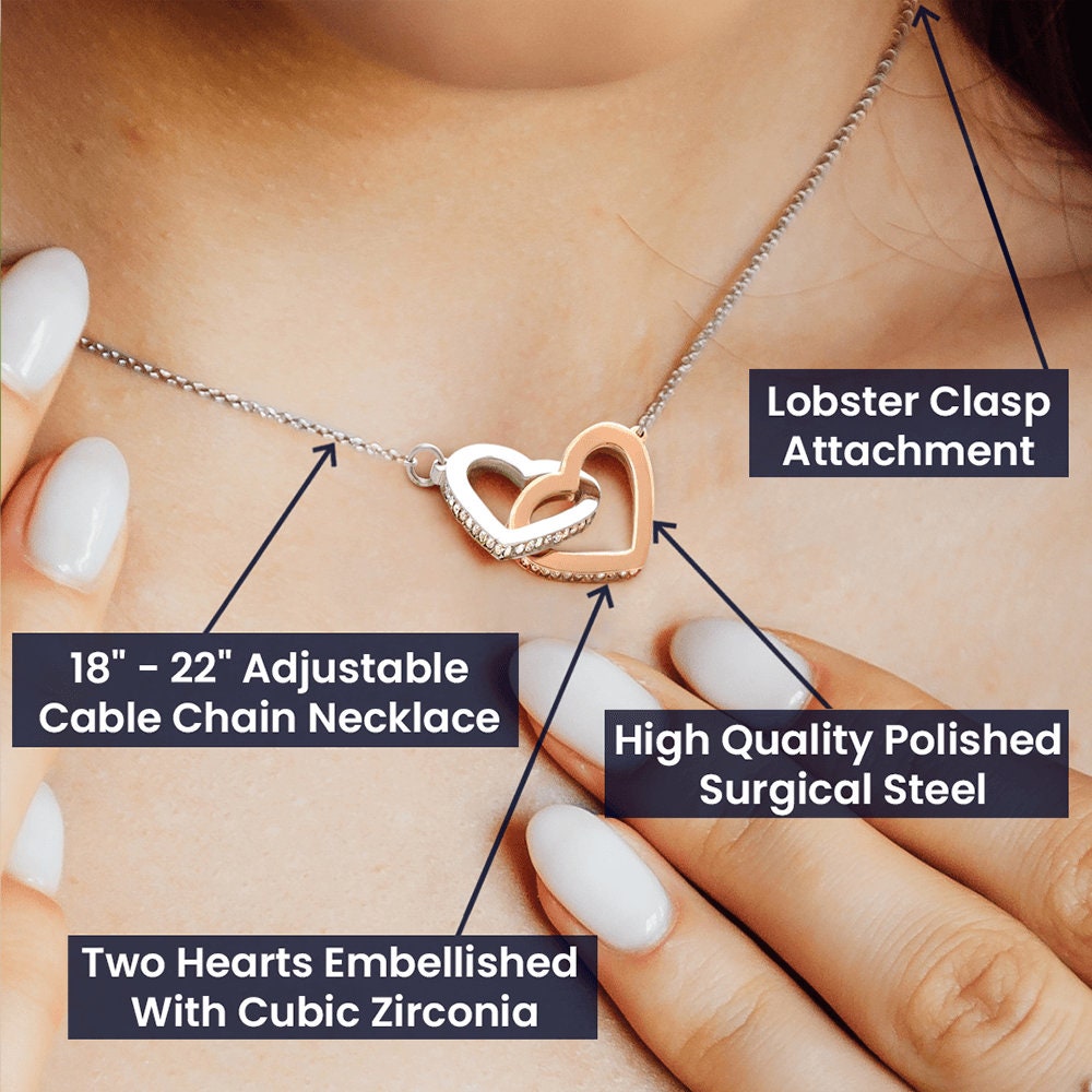Gift for Daughter from Mom and Dad - Hearts Together Forever