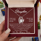 Gift to Daughter From Mom - Heart Diamond Royal