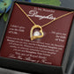 Gift to Daughter From Mom - Heart Diamond Royal