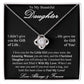 Gift to Daughter from Mom - Love Knot Necklace