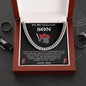 Gift for Son from Dad - Cubin Chain - FREE SHIPPING