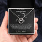 Gift to Daughter from Dad - Hourseshoe Love Necklace